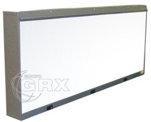Equipamentos Radiologia - Negatoscópio Padrão - Negatoscópio Konex 3 Corpos Aço Pintado 220 V